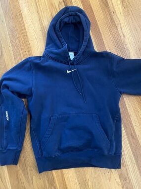 Nike Men’s Nocta Navy Pullover Hoodie - Swoosh Logo